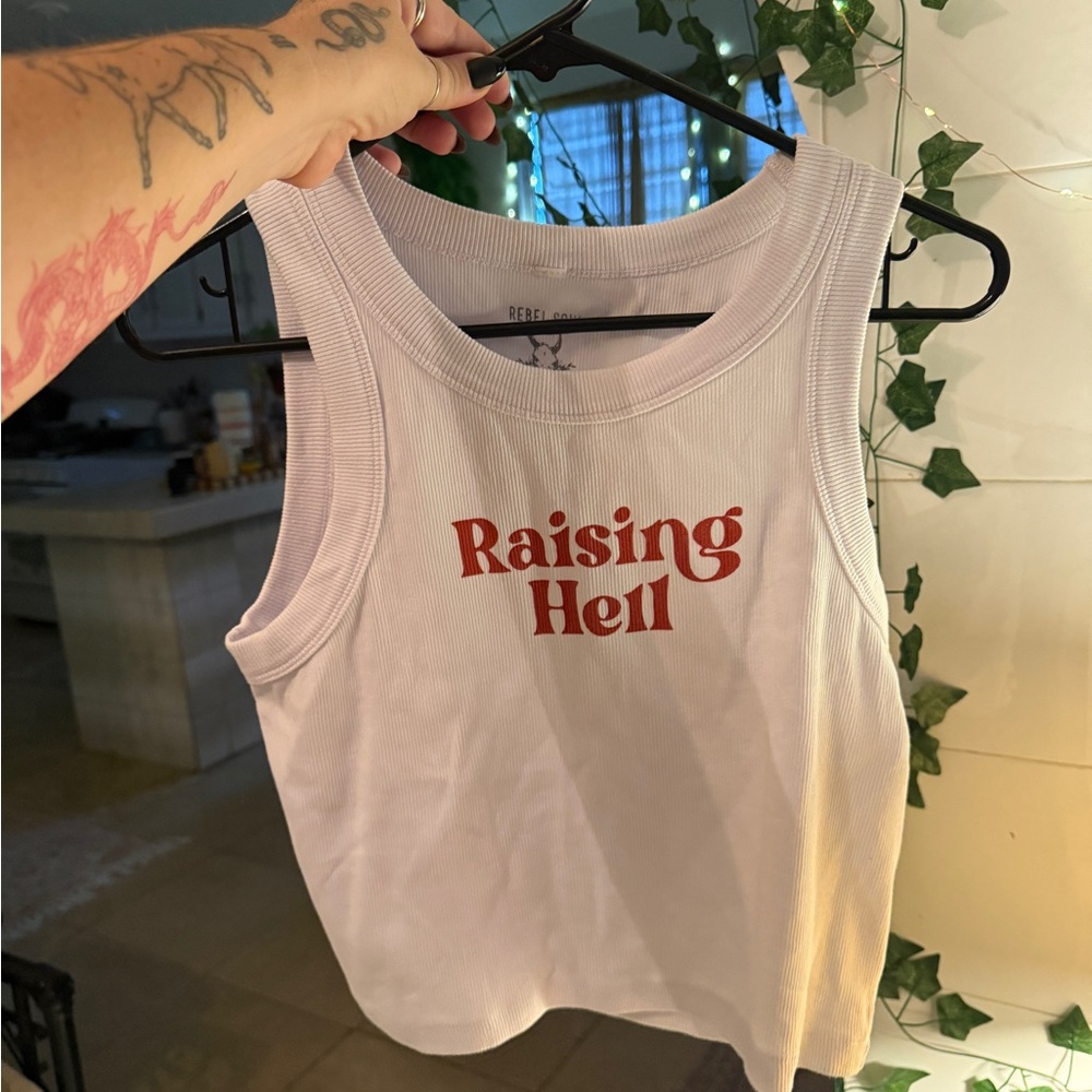 Rebel soul collective crop top